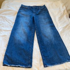 Madewell Tall wise/leg jeans in Finney wash